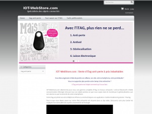 IOT-WebStore.com – La boutique des objets connectés iTAG anti-perte.
