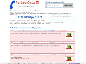 Numéro de téléphone en Suisse