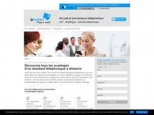 Ipcontact accueil téléphonique externalisé