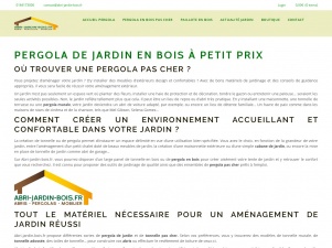 Abri-jardin-bois.fr : Une pergola bois de qualité pour se protéger