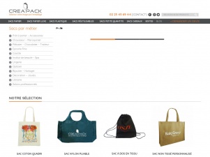 Crea Pack, sacs personnalisés pour les professionnels