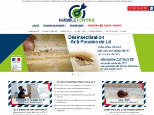 Nuisible Control, Entreprise traitement punaise de lit Paris